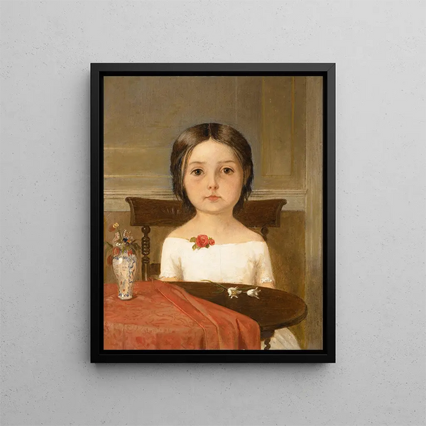 Millie Smith - Ford Madox Brown — framed artwork on a wall