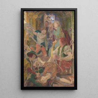 Ford Madox Brown - The Prisoner of Chillon Entreating his Jailors to Bury His Brother Where the Sun Might Fall Upon His Grave.webp