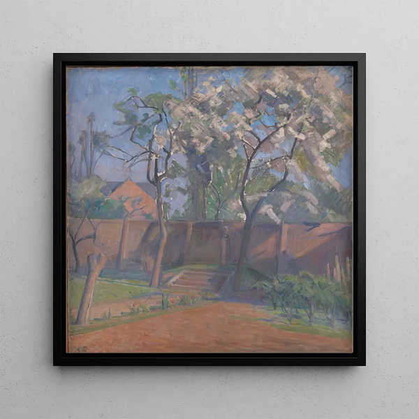 Forest in the Garden - Karl Schou — framed artwork on a wall