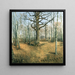 Forest of Wermsdorf - Ferdinand von Rayski — framed artwork on a wall