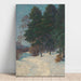 Reproduction of the painting Winter Forest Painting - Ludovít Cordak