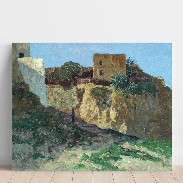 Reproduction of the painting Forio d'Ischia Painting - Alfred Zoff