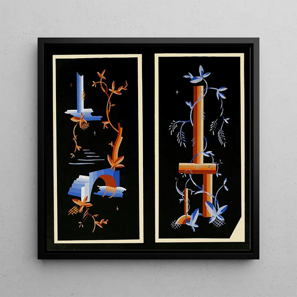 Craft jewelry shapes for surface Pl 26 - Christian Stoll — framed artwork on a wall