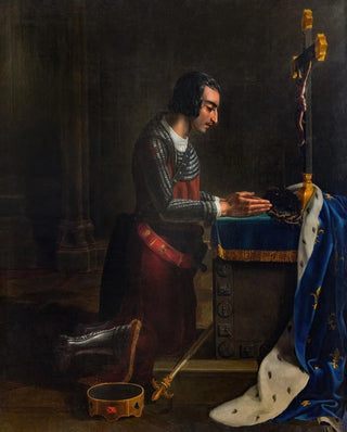 Saint Louis en prière - Fortuné Dufau — artwork view