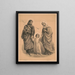 La Sainte Famille de Nazareth - François Pustet — framed artwork on a wall