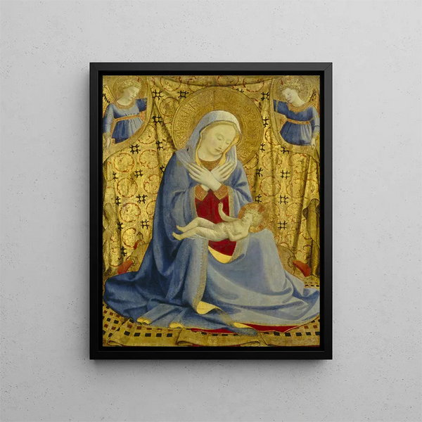 La Madone de l'Humilité - Fra Angelico — framed artwork on a wall
