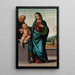 Holy Family - Fra Bartolomeo — framed artwork on a wall