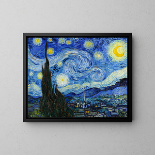 The Starry Night - Vincent Van Gogh | Art print Painting Wall decoration poster copy