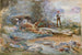 Boy with a Bucket by a Riverbank - Frances Fanny Wilmot Currey — artwork view