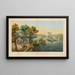 Basses eaux dans le Mississippi - Frances Flora Bond Palmer — framed artwork on a wall