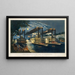 Les champions du Mississippi, une course pour les bois de cerf - Frances Flora Bond Palmer — framed artwork on a wall
