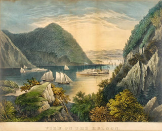 View of the Hudson - Frances Flora Bond Palmer — artwork view