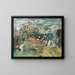 Cherry Blossom at Croft, Bradford-on-Tone, Taunton - Frances Hodgkins — framed artwork on a wall
