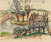 Pont de Flatford - Frances Hodgkins — artwork view