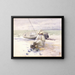 Girl on the Beach - Frances Hodgkins — framed artwork on a wall