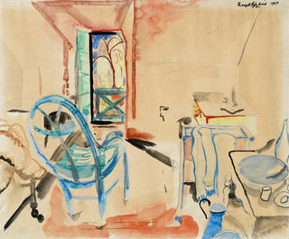 Interior scene - Frances Hodgkins — artwork view