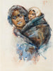 Woman and Child Maoris - Frances Hodgkins — artwork view