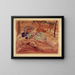 Under the Pines - Frances Hodgkins — framed artwork on a wall