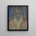 Portrait of Arthur Lett-Haines - Frances Hodgkins — framed artwork on a wall