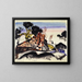 Route vers les collines d'Ibiza - Frances Hodgkins — framed artwork on a wall