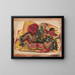 Nature morte avec autoportrait - Frances Hodgkins — framed artwork on a wall
