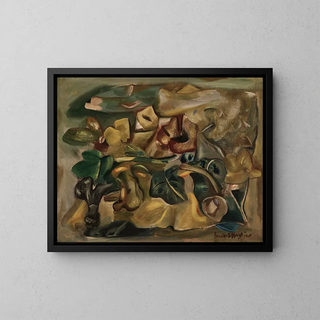 Still life - Frances Hodgkins — framed artwork on a wall