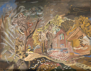 La maison Croft à Bradford-on-Tone, Taunton, Somerset - Frances Hodgkins — artwork view