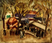 La foire au bord de la mer - Frances Hodgkins — artwork view