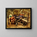 La foire au bord de la mer - Frances Hodgkins — framed artwork on a wall