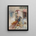 Les vendeurs d'oranges de Tanger - Frances Hodgkins — framed artwork on a wall