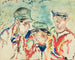 Trois garçons pêcheurs - Frances Hodgkins — artwork view
