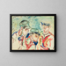 Trois garçons pêcheurs - Frances Hodgkins — framed artwork on a wall