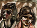 Two Heads - Frances Hodgkins — artwork view