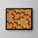 Design textile sans titre n° III - Frances Hodgkins — framed artwork on a wall