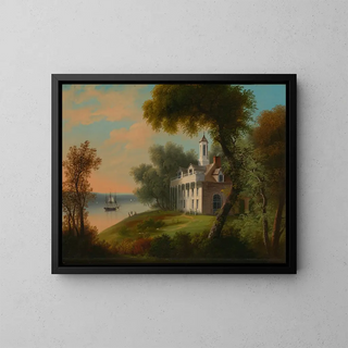 Mont Vernon - Frances Mary Jennie Bellows Millard — framed artwork on a wall