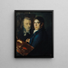 Self-portrait Painting - Francesc Lacoma i Sans — framed artwork on a wall
