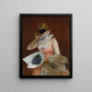 Francesc Miralles i Galaup - Mujer Con Mscara.webp