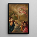 the Birth of the Virgin - Francesc Pla Duran — framed artwork on a wall