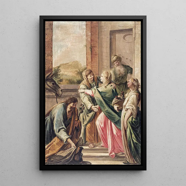 Visitation - Francesc Pla Duran — framed artwork on a wall