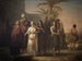 Tobias painting says goodbye to his in-laws with his wife to return to his father - Francesco Antonibon di Venezia — artwork view