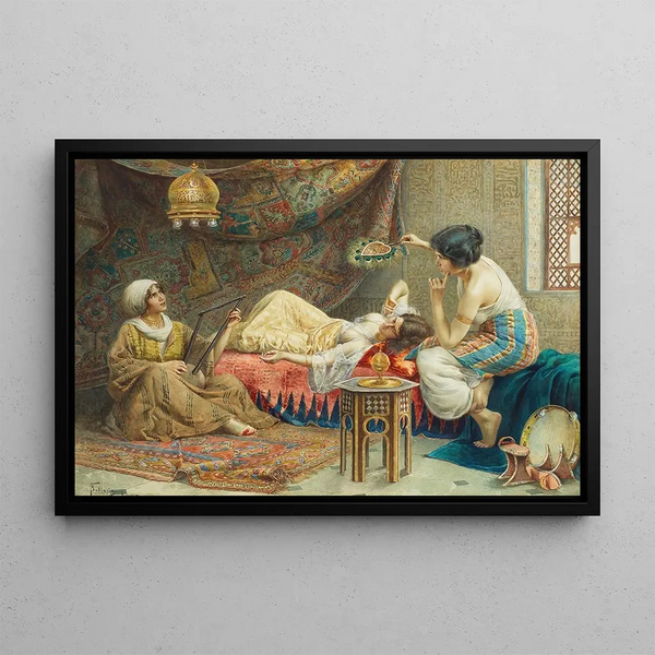 La favorite du sultan - Francesco Ballesio — framed artwork on a wall