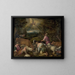 L'Annonciation aux bergers - Francesco Bassano — framed artwork on a wall