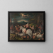 Abraham quitte Haran - Francesco Bassano le Jeune — framed artwork on a wall