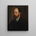 Portrait of a bearded gentleman - Francesco Bassano the Younger — framed artwork on a wall