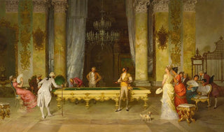 A game of billiards - Francesco Beda — artwork view
