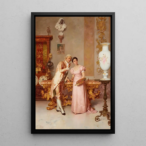 Final touches - Francesco Beda — framed artwork on a wall