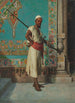 Portrait of an Oriental with a Rifle - Francesco Beda — artwork view