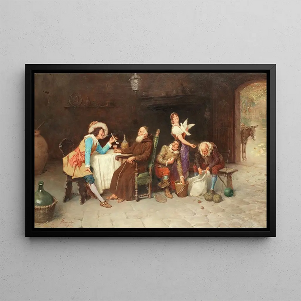 The Thieves - Francesco Bergamini — framed artwork on a wall