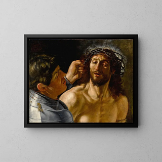 La Moquerie du Christ - Francesco Boneri — framed artwork on a wall