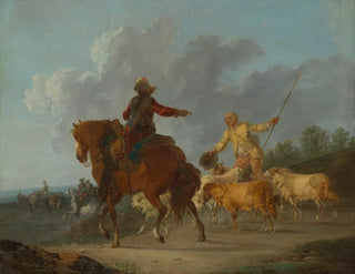 Cavalier and Shepherd - Francesco Casanova — artwork view